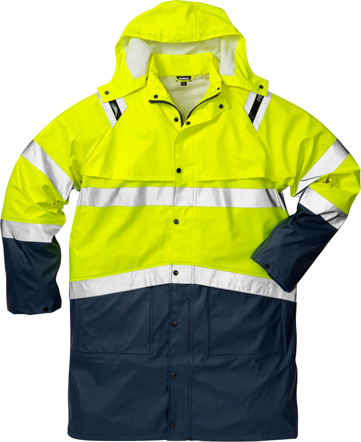 FRISTADS High Vis Regenmantel Kl. 3 4634 RS Größe 2XL