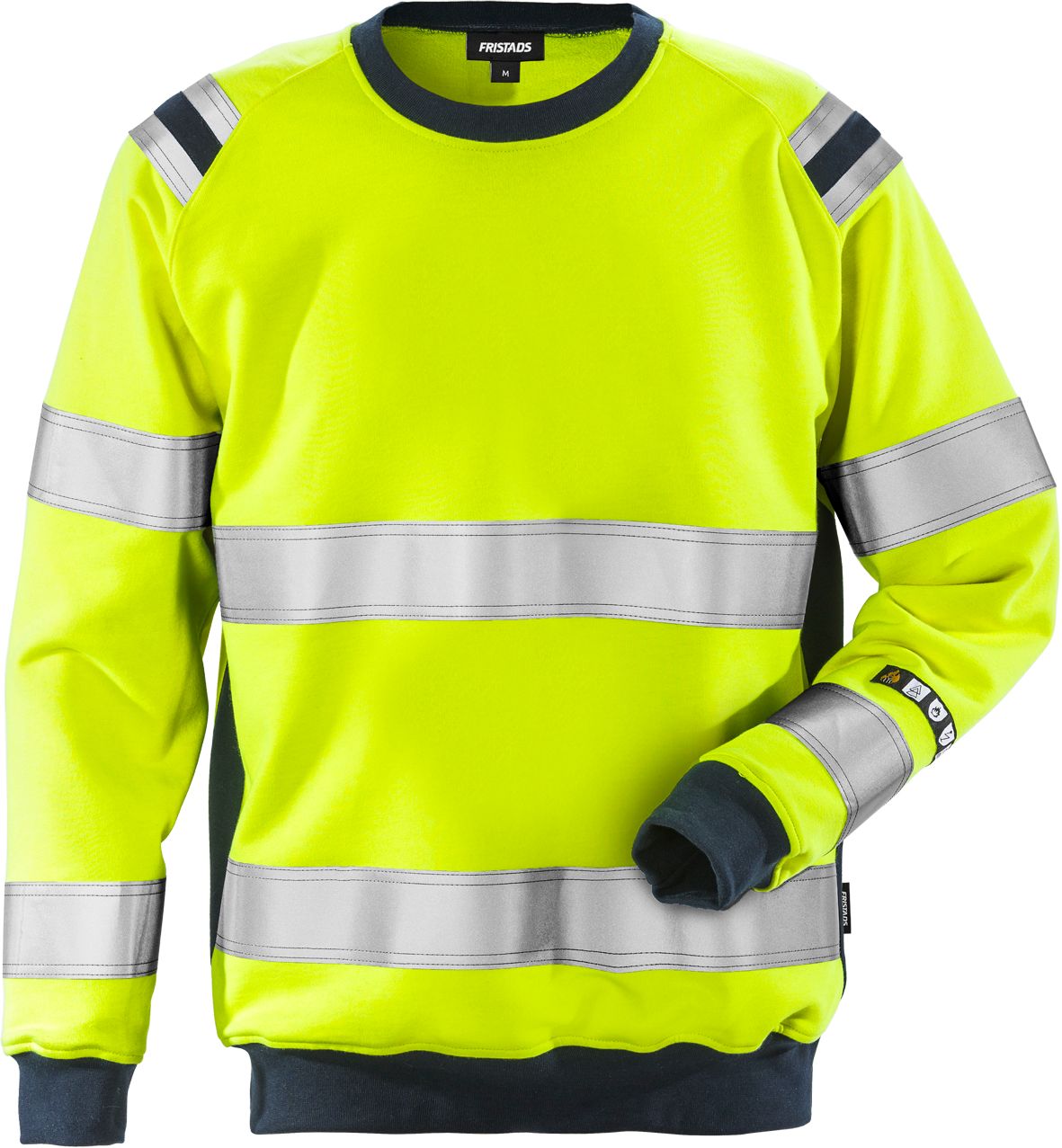 FRISTADS Flamestat High Vis Sweatshirt Kl. 3 7076 SFLH Größe XL