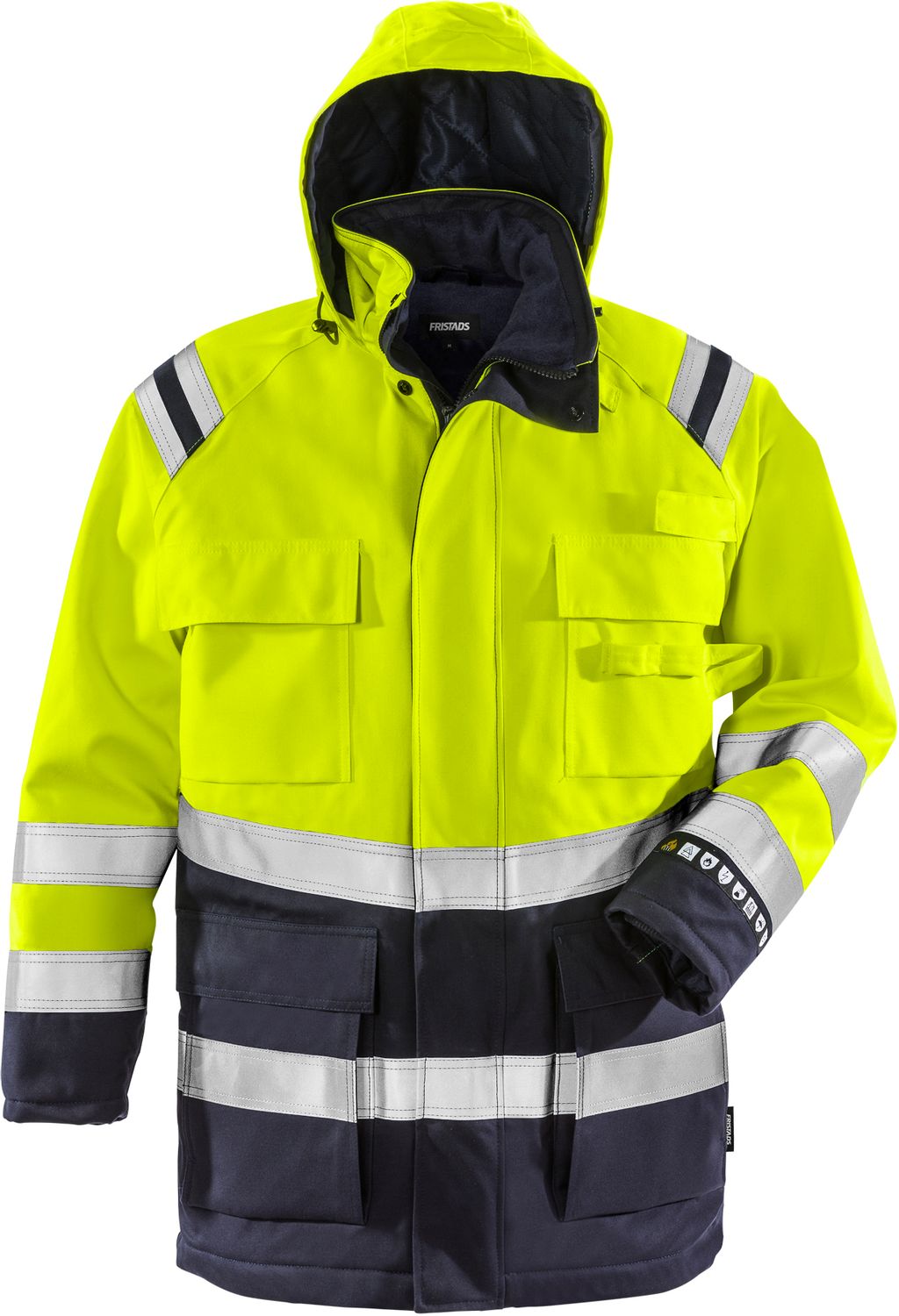 FRISTADS Flamestat High Vis Airtech® Winterparka Kl. 3 4086 ATHR Größe 4XL