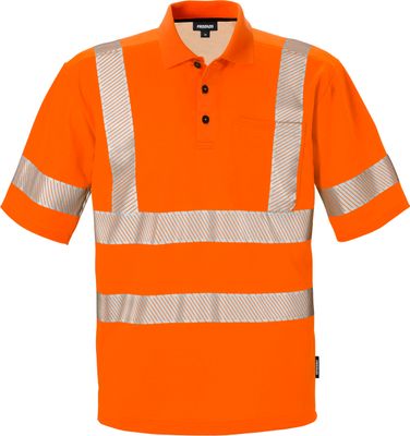 FRISTADS High Vis Poloshirt Kl. 3 7406 PHV Größe XL