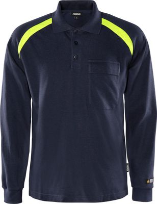 FRISTADS Flamestat Poloshirt Langarm 784 PFLA Größe XS