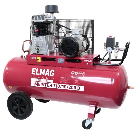 ELMAG Kompressor MEISTER 710/10/200 D