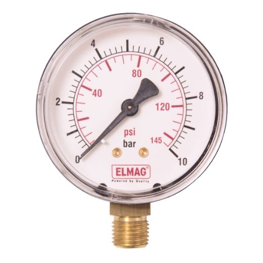 ELMAG Druckmanometer 0-10 bar