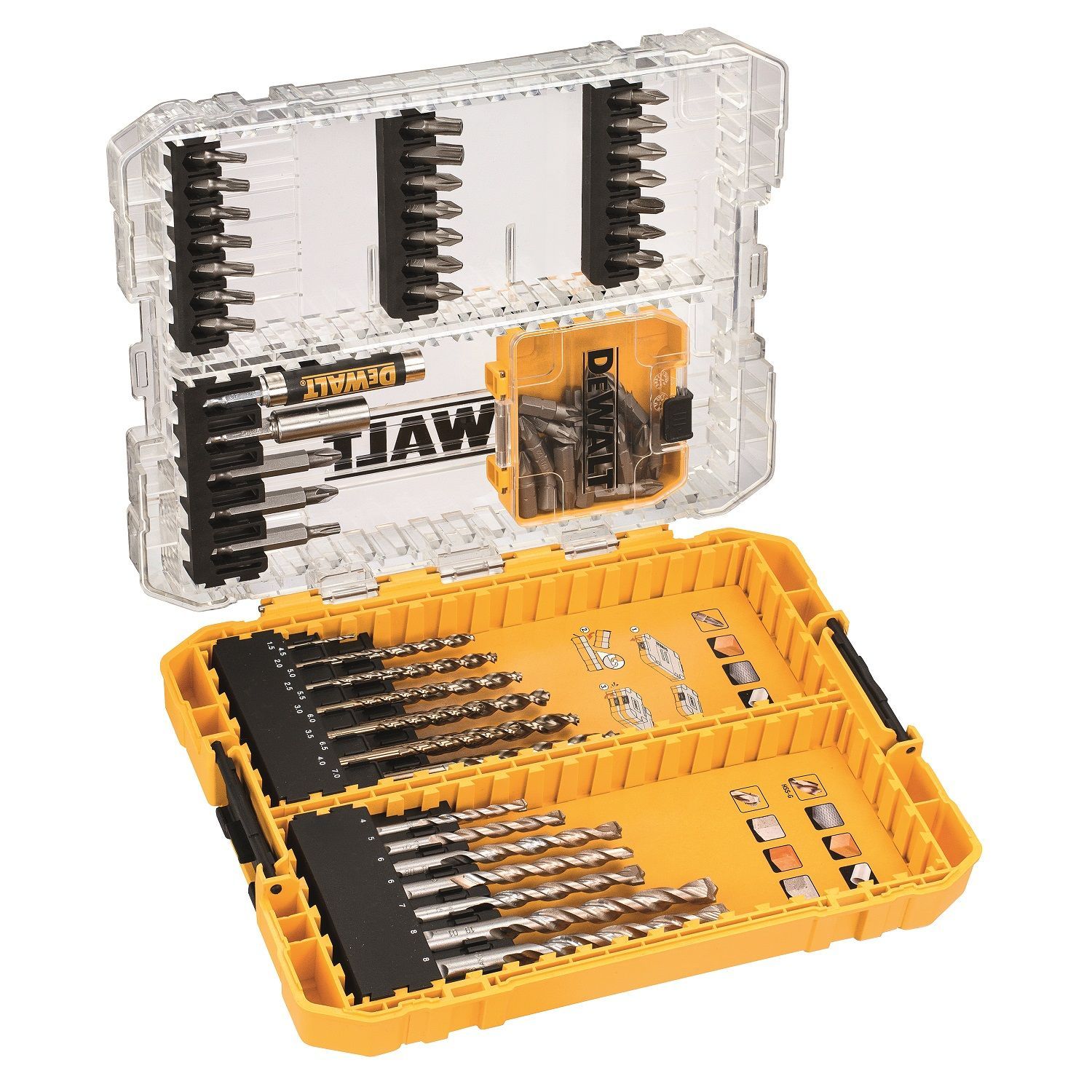 DEWALT DT70759-QZ Bit und Bohrer-Set 63-teilig