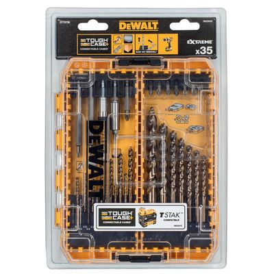 DEWALT DT70756-QZ Bit und Metallbohrer-Set 35-teilig