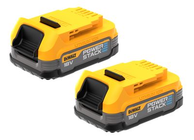 DEWALT DCBP034E2-XJ Powerstack Akku, 18V / 1,7Ah, 2er-Set