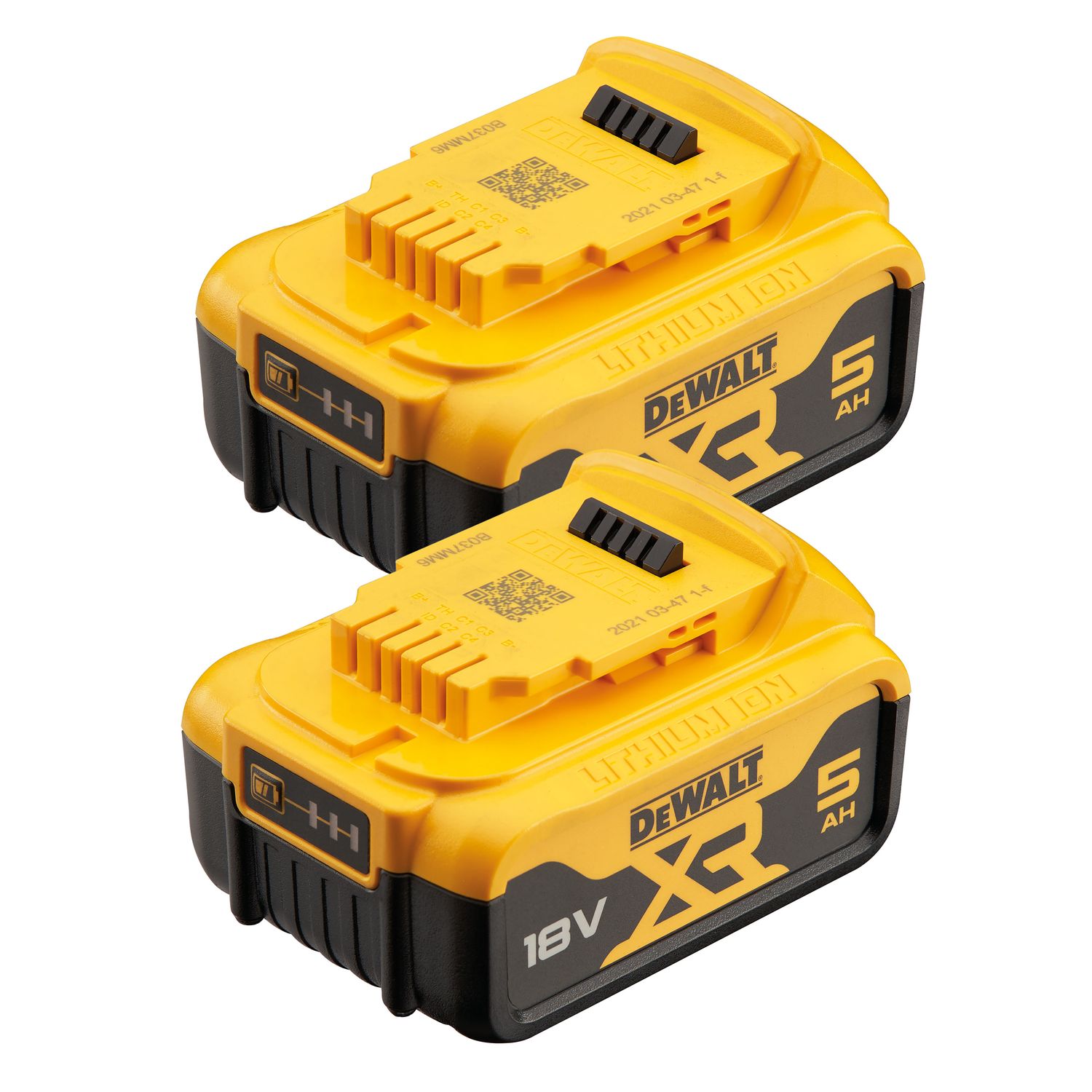 DEWALT DCB184P2-XJ Akku-Set, 18V / 5,0Ah