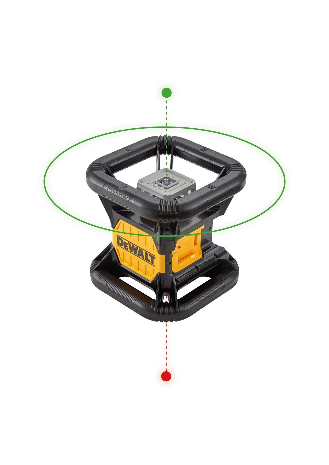 DEWALT DCE079D1G-QW Rotationslaser,Vertikal-Lot dopp.,gruen