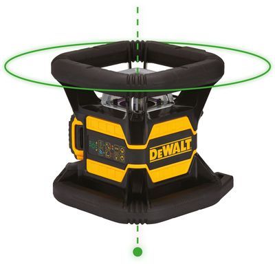 DEWALT DCE080D1GS-QW Rotationslaser, gruen
