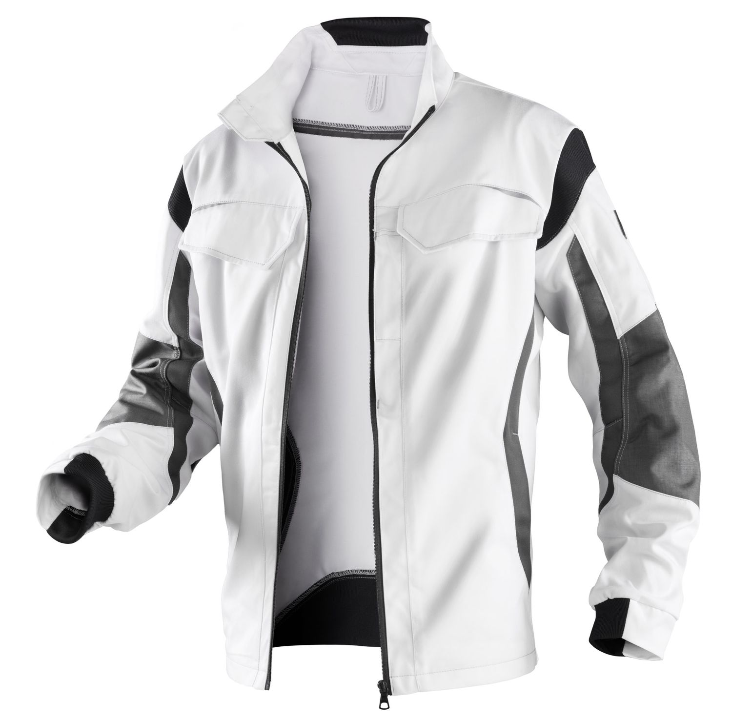 KÜBLER PULSSCHLAG Jacke weiß/anthrazit 118