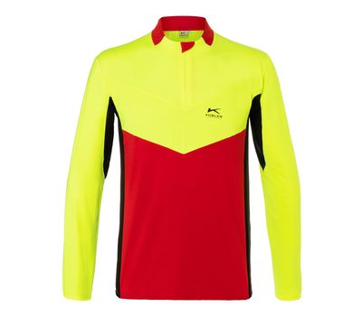 KÜBLER FOREST Funktionsshirt PSA2 rot/warngelb S