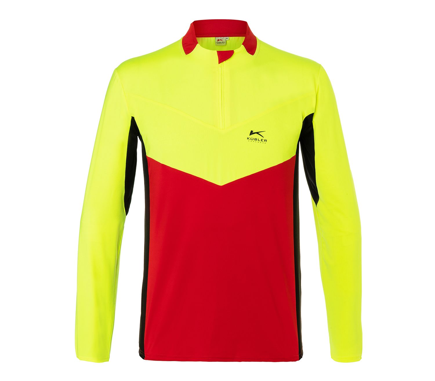 KÜBLER FOREST Funktionsshirt PSA2 rot/warngelb L