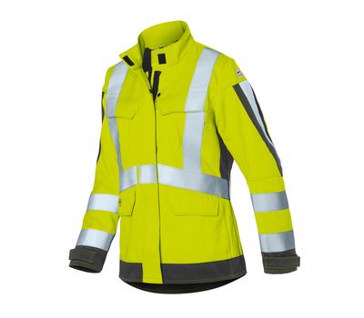 KÜBLER PROTECTIQ HIGH VIS Damen Jacke arc2 PSA 3 warngelb/anthrazit 54