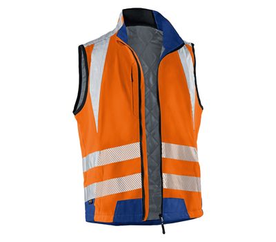 KÜBLER REFLECTIQ Weste PSA 2 warnorange/blau 4XL