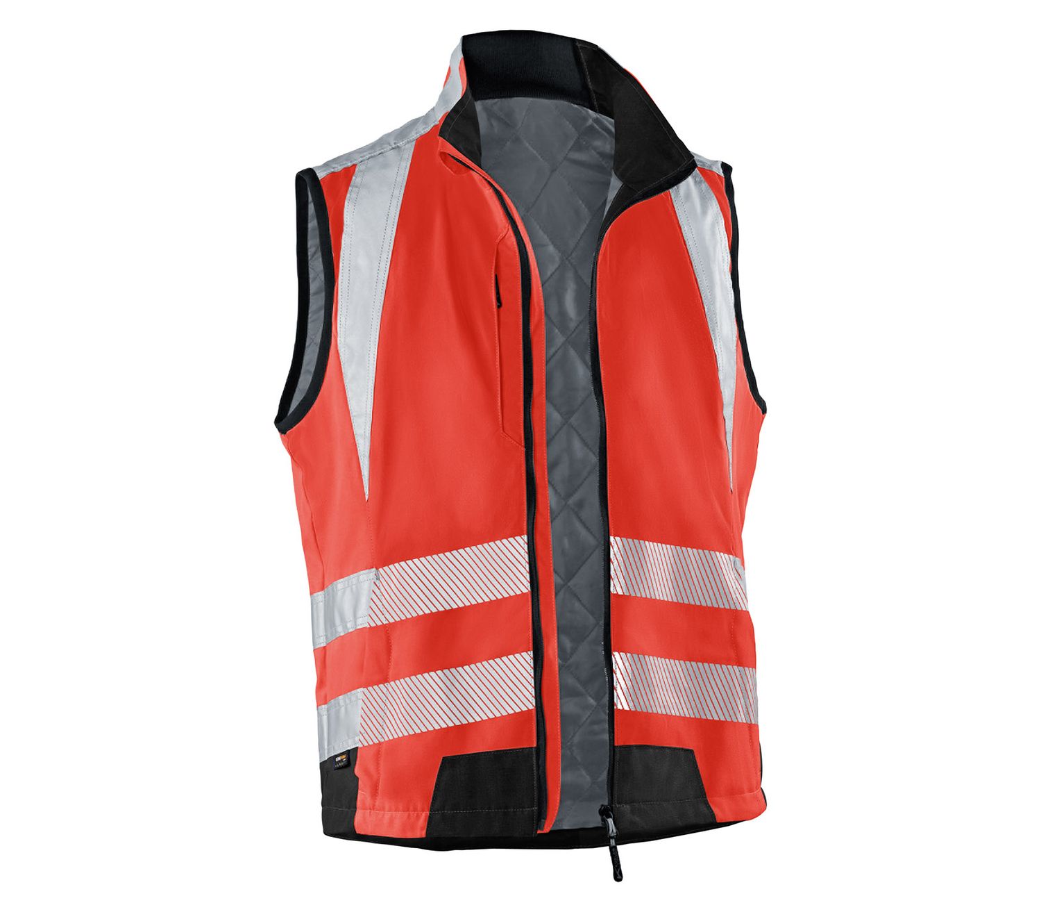 KÜBLER REFLECTIQ Weste PSA 2 warnrot/schwarz 4XL