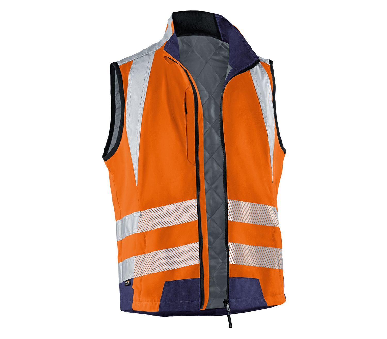 KÜBLER REFLECTIQ Weste PSA 2 warnorange/dunkelblau 4XL