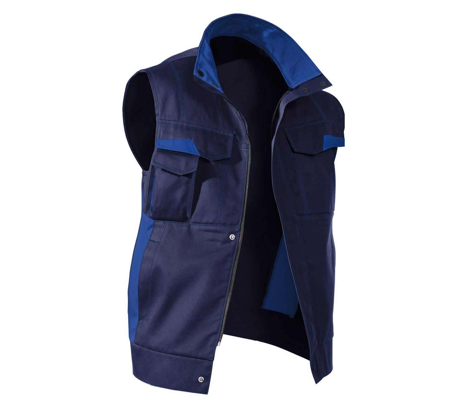 KÜBLER VITA mix Weste dunkelblau/blau 3XL
