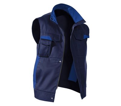 KÜBLER VITA mix Weste dunkelblau/blau 3XL