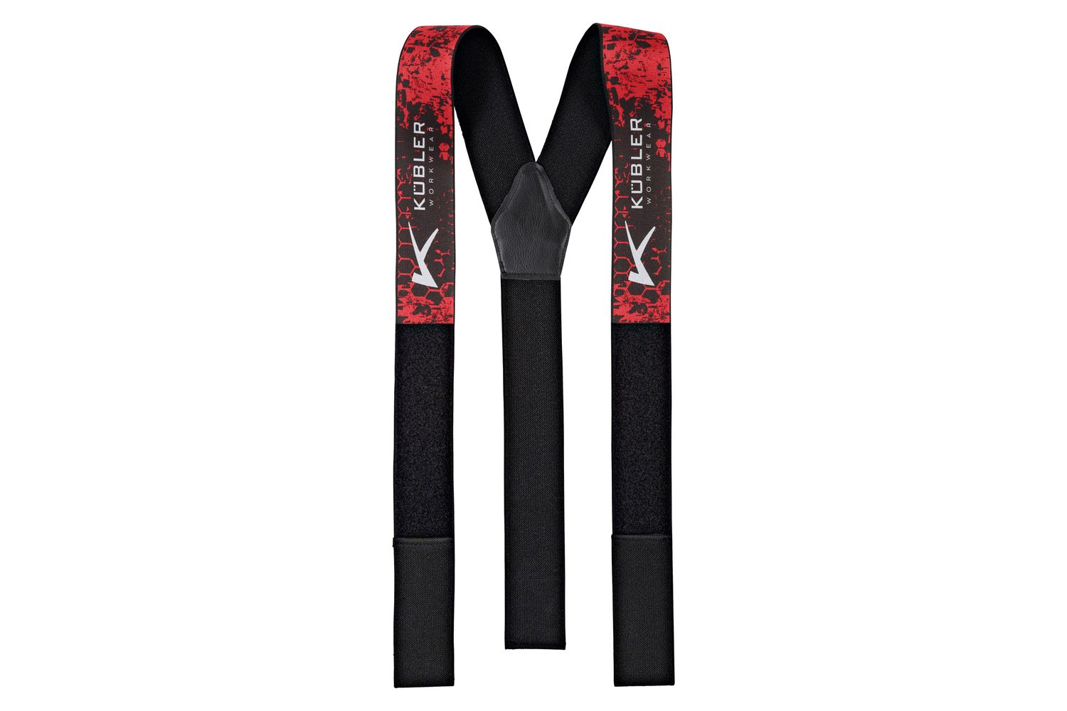 KÜBLER FOREST Hosenträger rot/schwarz M