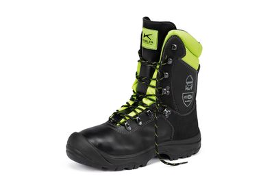 KÜBLER FOREST SCHNITTSCHUTZSTIEFEL S3 schwarz/warngelb 39