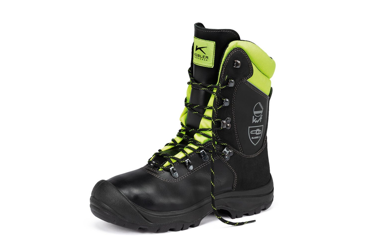 KÜBLER FOREST SCHNITTSCHUTZSTIEFEL S3 schwarz/warngelb 44