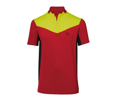KÜBLER FOREST Funktionsshirt rot/warngelb L
