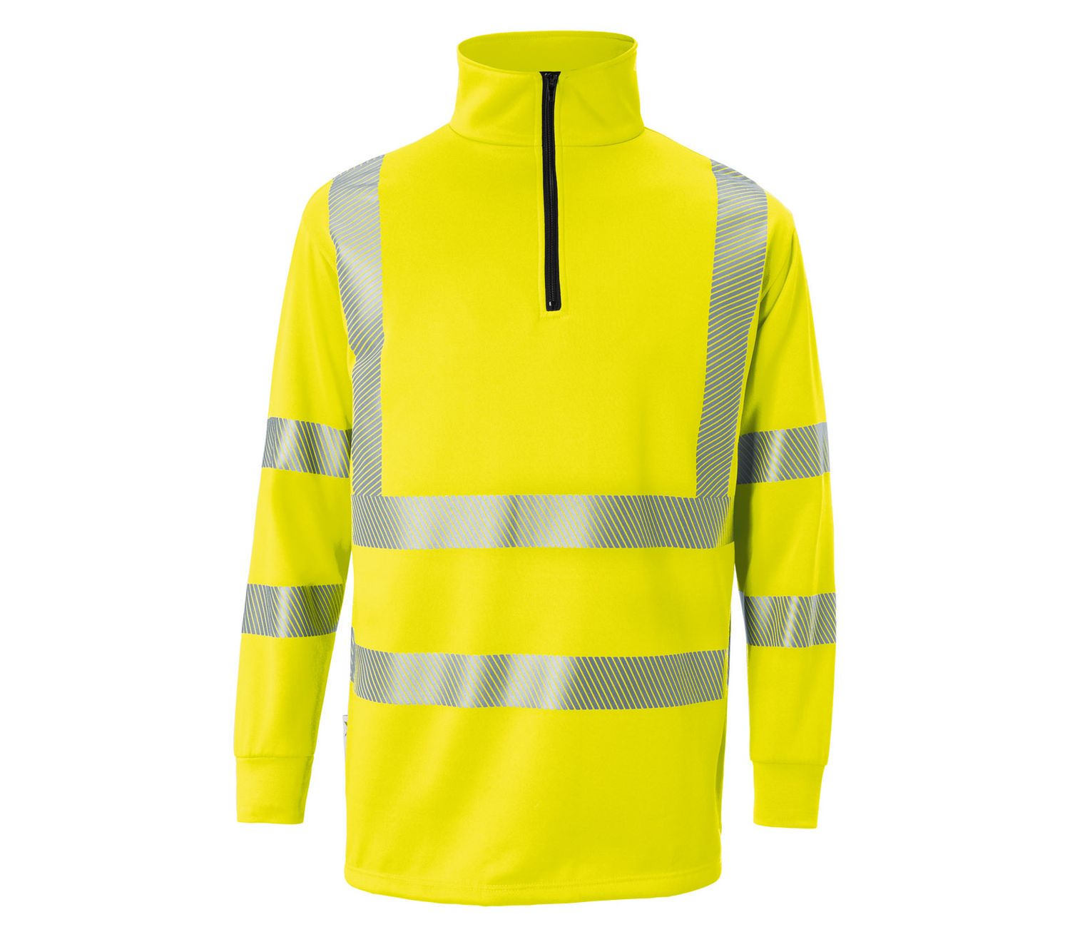 KÜBLER REFLECTIQ Zip-Sweatshirt PSA 2 warngelb XXL