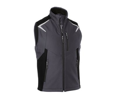 KÜBLER BODYFORCE Softshell Weste anthrazit/schwarz M