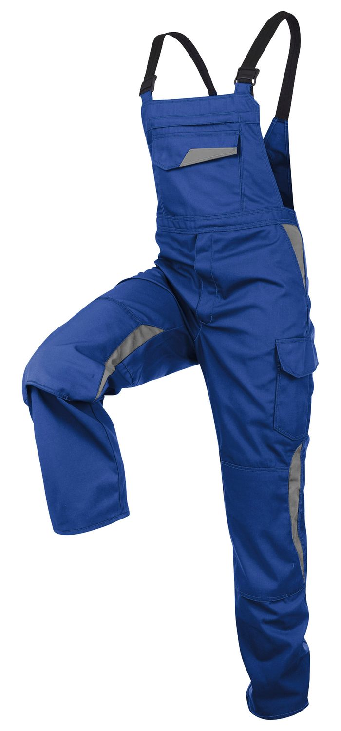 KÜBLER VITA mix Latzhose blau/mittelgrau 66