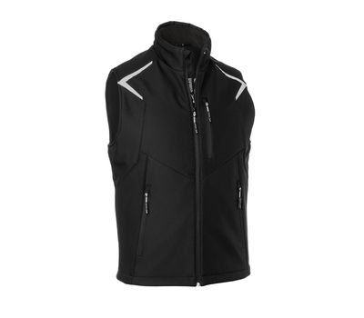 KÜBLER BODYFORCE Softshell Weste schwarz 3XL