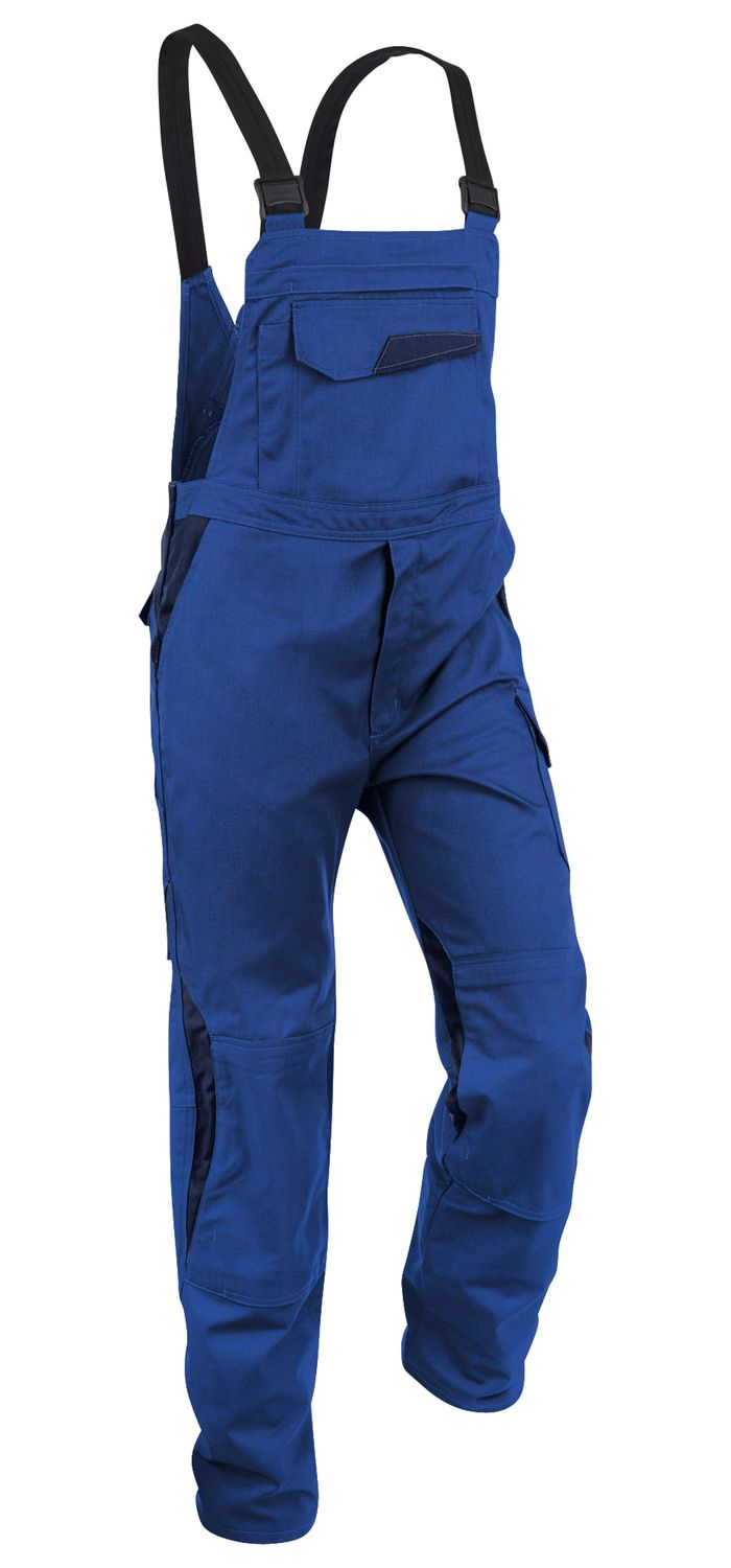 KÜBLER VITA cotton+ Latzhose blau/dunkelblau 42