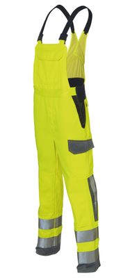 KÜBLER PROTECTIQ HIGH VIS Latzhose arc1 PSA 3 warngelb/anthrazit 64