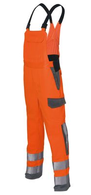 KÜBLER PROTECTIQ HIGH VIS Latzhose arc1 PSA 3 warnorange/anthrazit 114