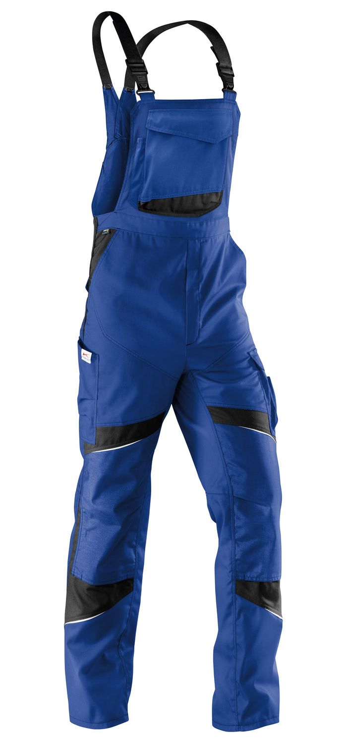 KÜBLER ACTIVIQ Latzhose blau/schwarz 58