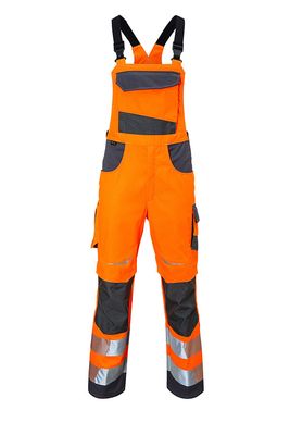 KÜBLER REFLECTIQ Latzhose PSA 2 warnorange/anthrazit 50