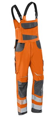 KÜBLER REFLECTIQ Latzhose PSA 2 warnorange/anthrazit 50