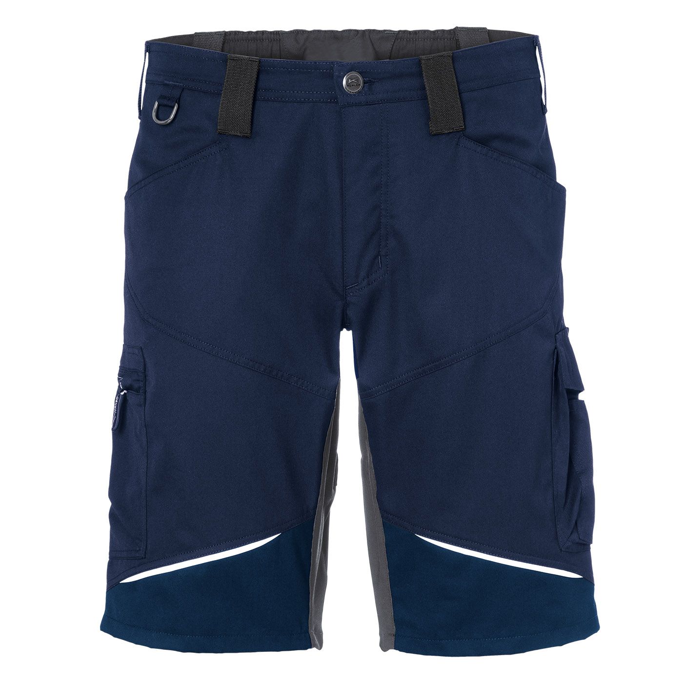 KÜBLER ACTIVIQ Stretchshorts dunkelblau/anthrazit 48