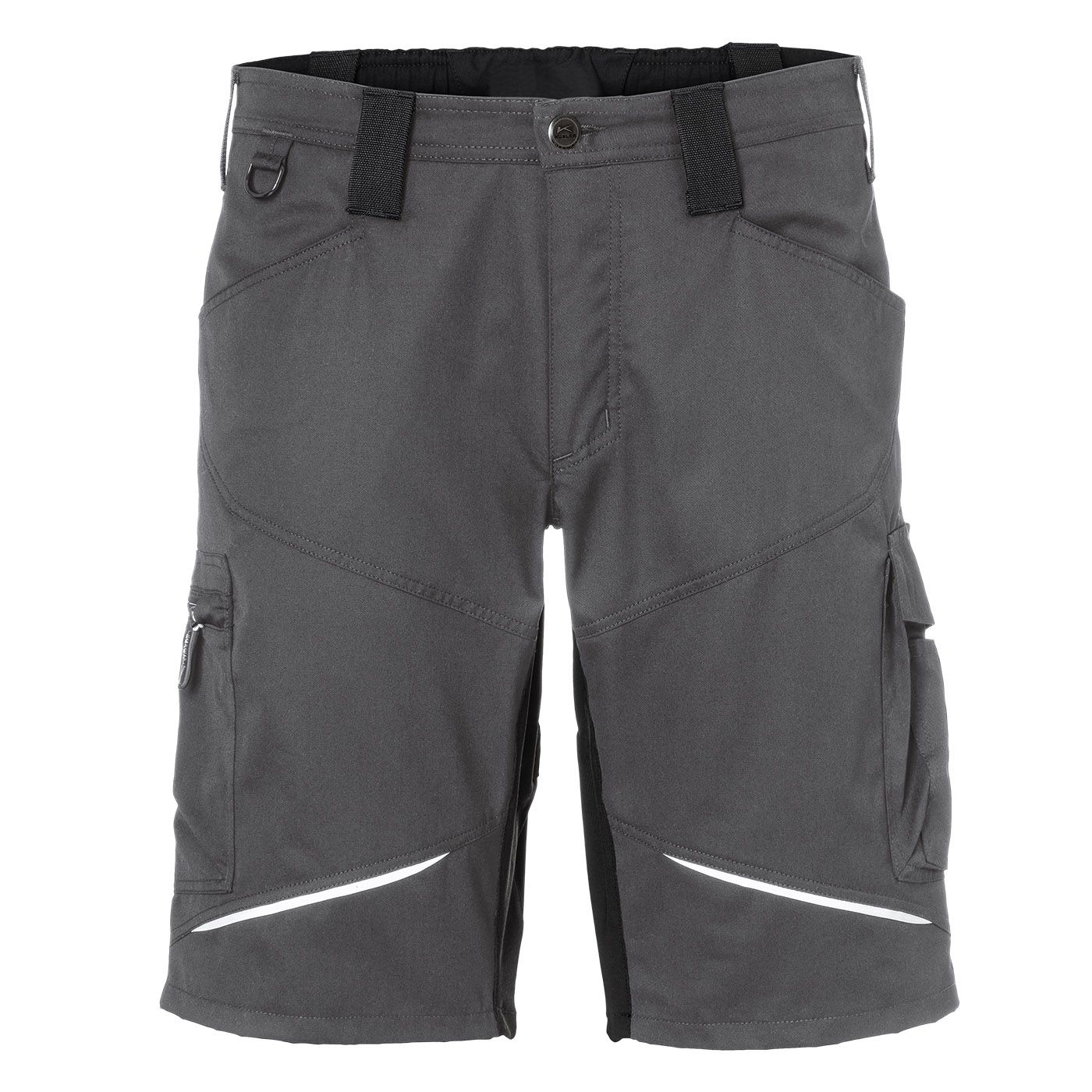 KÜBLER ACTIVIQ Stretchshorts anthrazit/schwarz 54