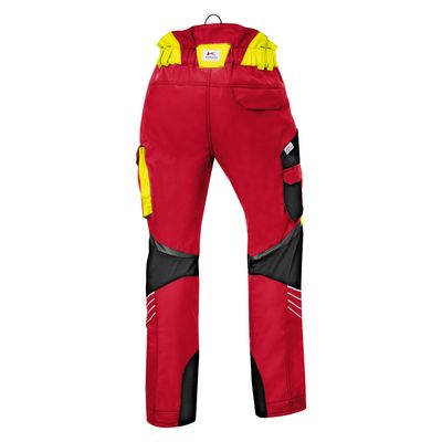 KÜBLER FOREST Schnittschutzhose PSA 3 rot/warngelb M-82