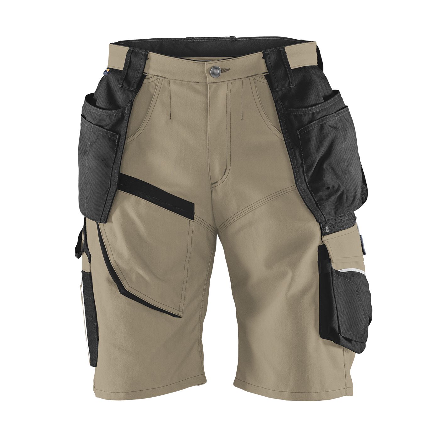 KÜBLER PRACTIQ Shorts sandbraun/schwarz 52