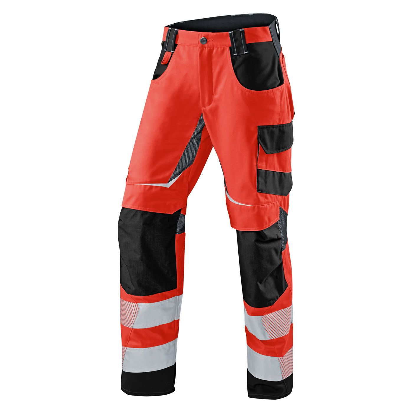 KÜBLER REFLECTIQ Sommerhose PSA 2 warnrot/schwarz 30