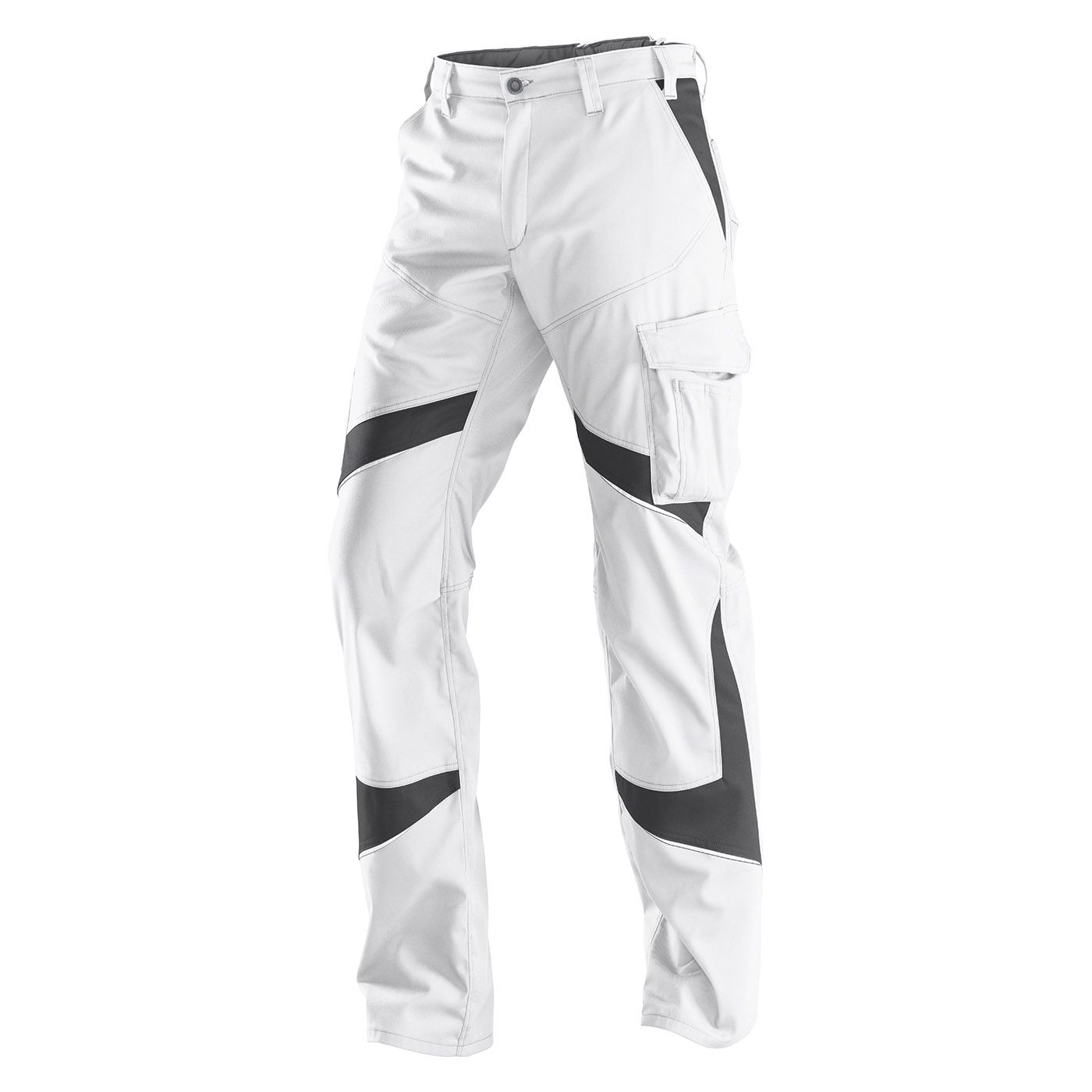 KÜBLER ACTIVIQ Hose weiß/anthrazit 110