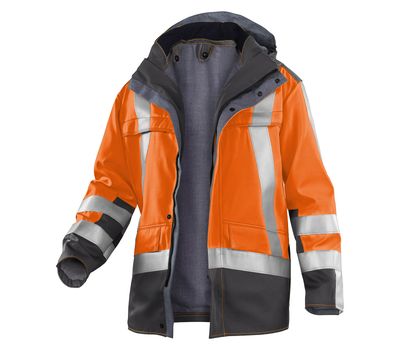 KÜBLER SAFETY 8 Parka PSA 3 warnorange/anthrazit S