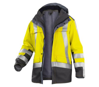 KÜBLER SAFETY 8 Parka PSA 3 warngelb/anthrazit 3XL