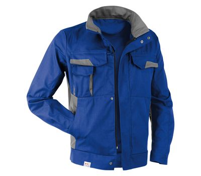KÜBLER VITA cotton+ Jacke blau/mittelgrau M