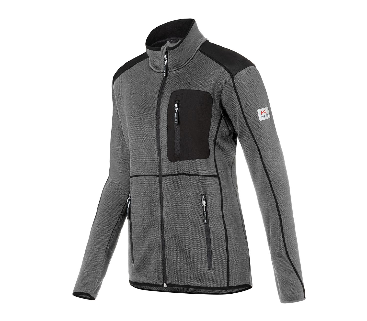 KÜBLER Strickjacke Damen anthrazit/schwarz S