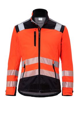 KÜBLER REFLECTIQ Softshell Jacke PSA 2 warnorange/anthrazit M