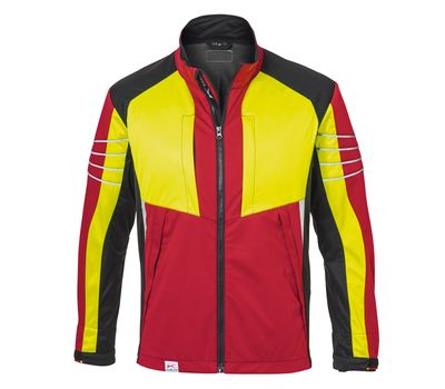 KÜBLER FOREST Ultrashell Jacke Pro rot/warngelb 3XL