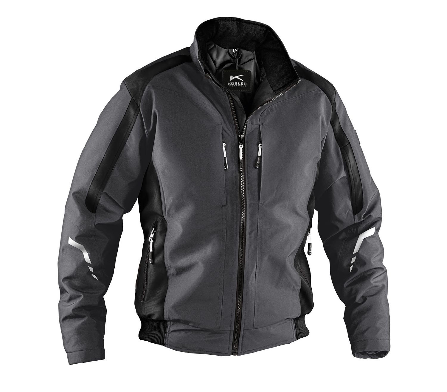 KÜBLER Wetterblouson anthrazit/schwarz L