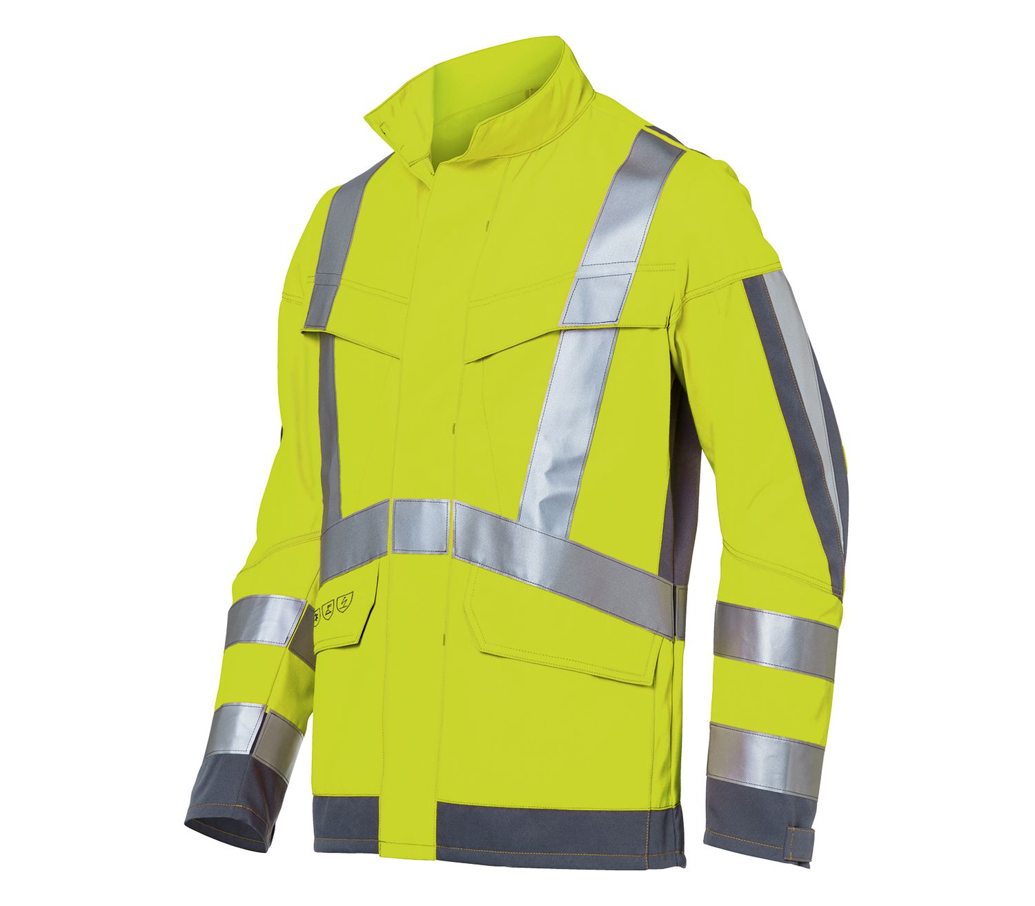 KÜBLER PROTECTIQ HIGH VIS Jacke arc2 PSA 3 warngelb/anthrazit 64